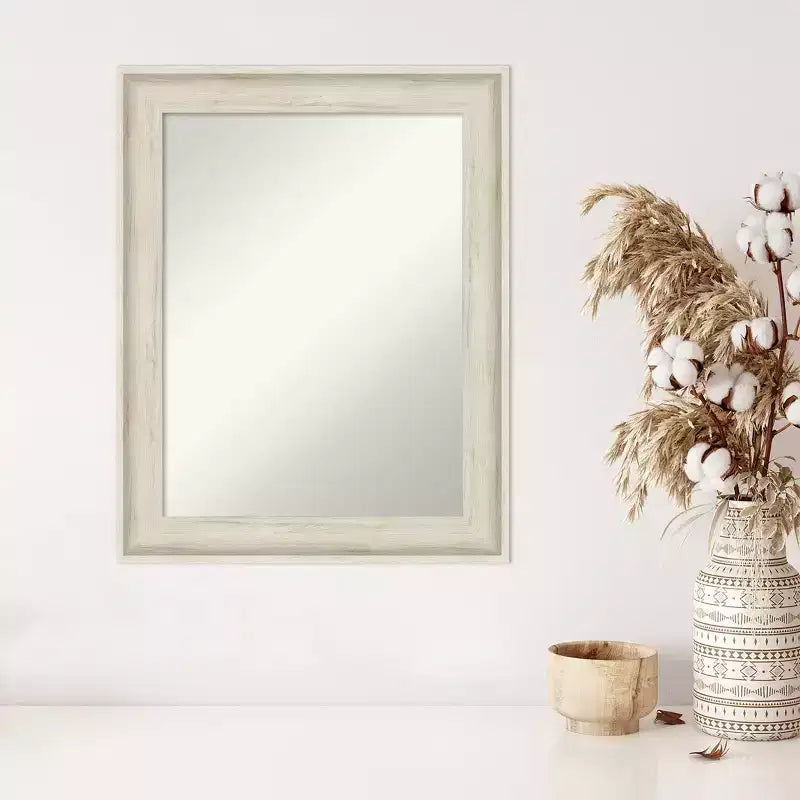 Specchio da parete Regal Birch Cream, 23" x 29", senza smussatura