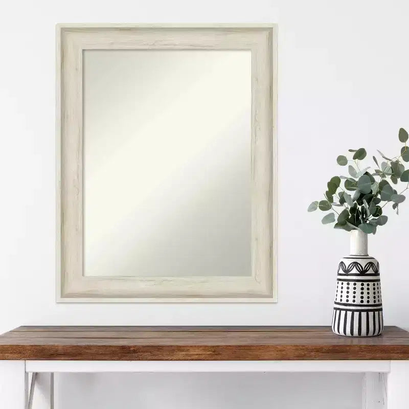 Specchio da parete Regal Birch Cream, 23" x 29", senza smussatura