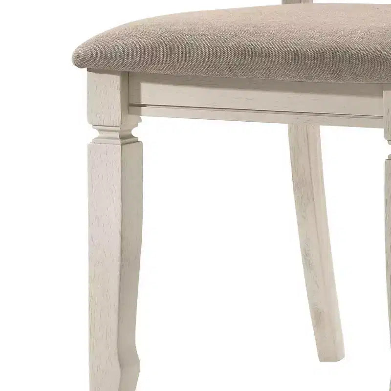 Poltrona Accent Fedele 45,72 cm in tessuto color cammello/finitura crema