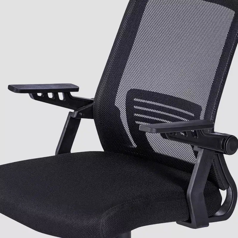 Sedia ergonomica da ufficio in rete nera