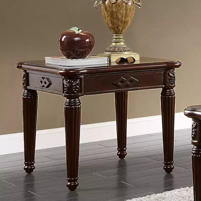 Tavolino d'accento 26" Chateau De Ville finitura Espresso
