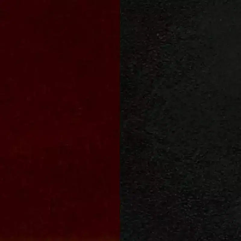 Set da 4 sedie per ristorante in metallo nero con schienale verticale - Sedile in legno mogano