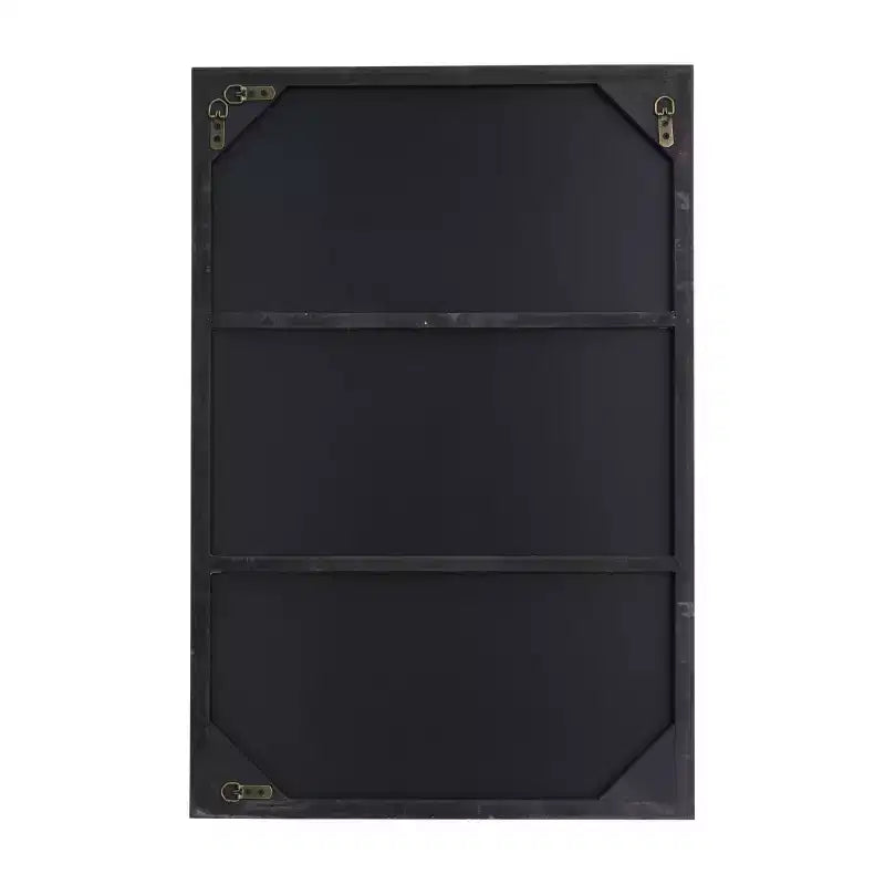 Specchio da parete rettangolare contemporaneo in legno con cornice sottile