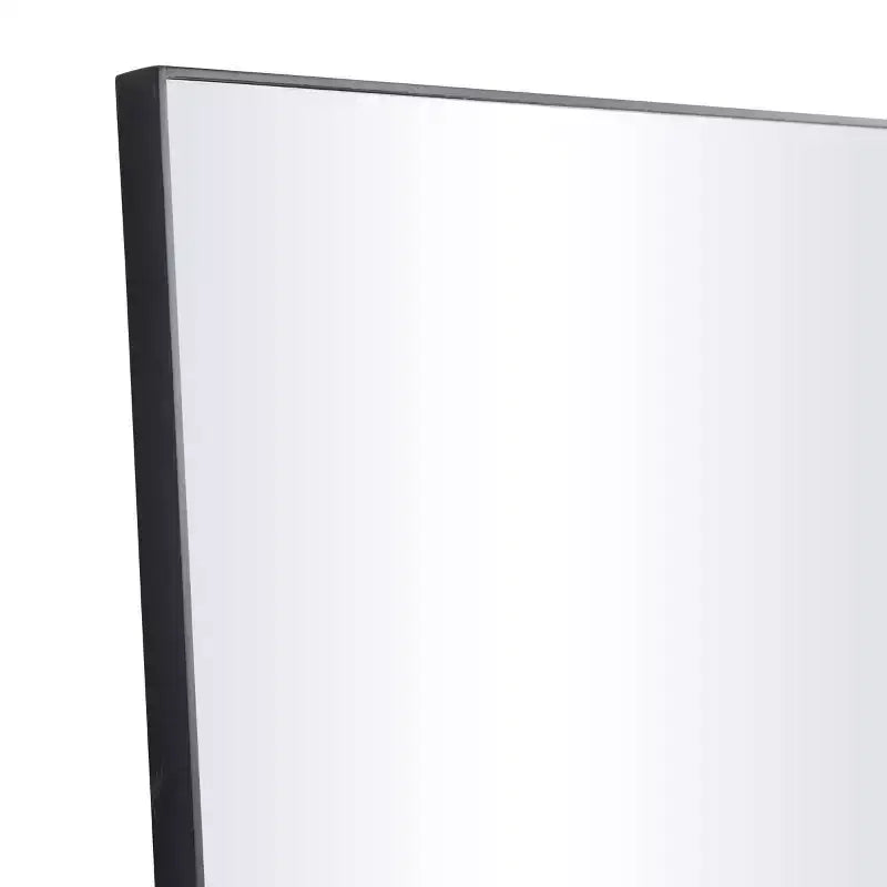 Specchio da parete rettangolare contemporaneo in legno con cornice sottile